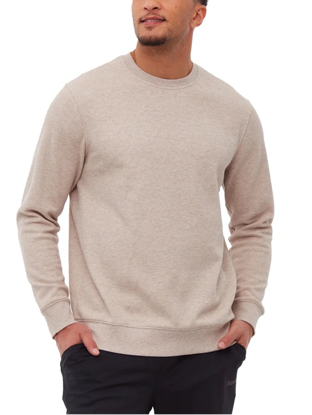 Bench - Men's Fleece-Lined Thermal Crew Neck Sweater